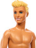 Barbie Ken Poupée, cheveux blonds, maillot de bain violet