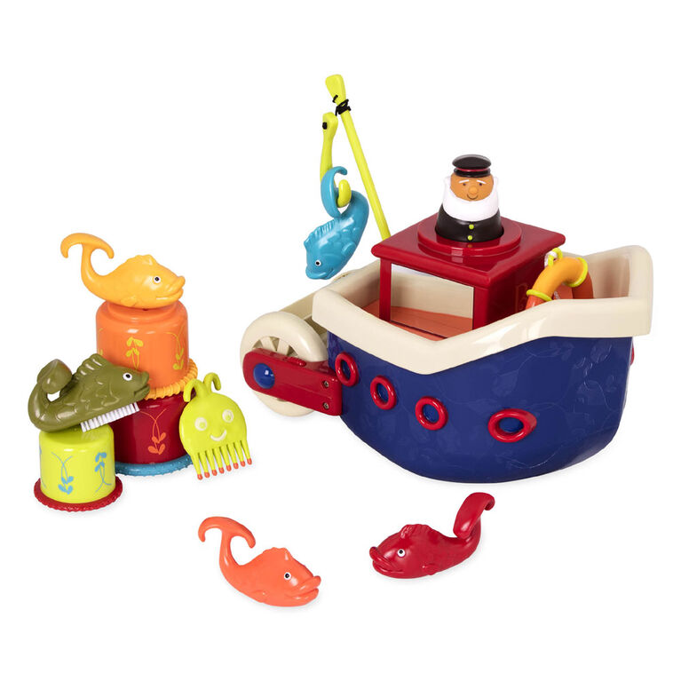 Jouets pour le bain - bateau morse PLAN TOYS Pas Cher 