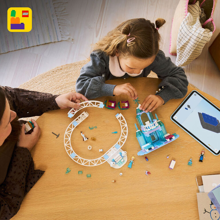 LEGO Disney Frozen Elsa's Ice Castle & Snow Ride Adventure Building Toy for Kids, Ages 4+ - 43281