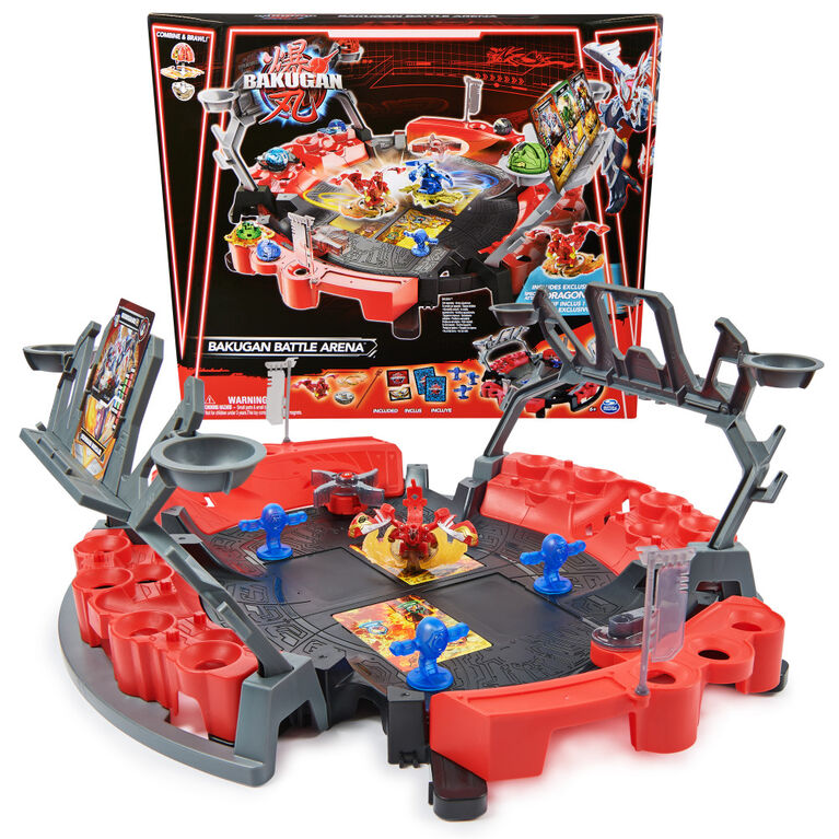 Bakugan Battle Arena avec Special Attack Dragonoid exclusif, figurine articulée personnalisable rotative