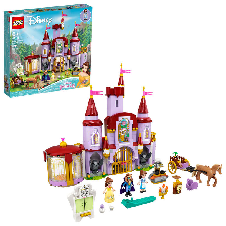 LEGO Disney Princess Belle and the Beast's Castle 43196 (505 pieces)