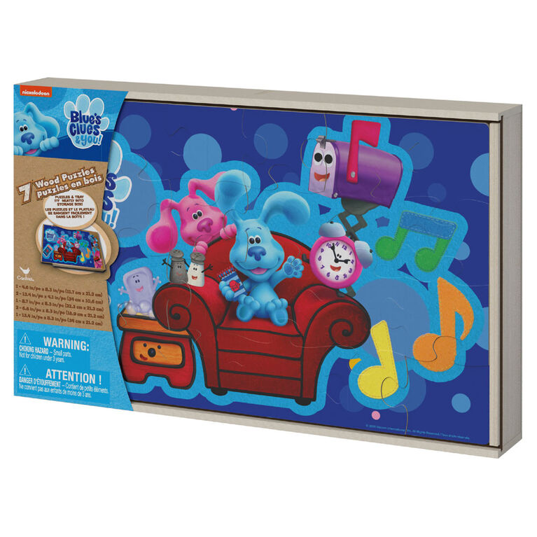 Blue's Clues 7-Pack of Wood Puzzles