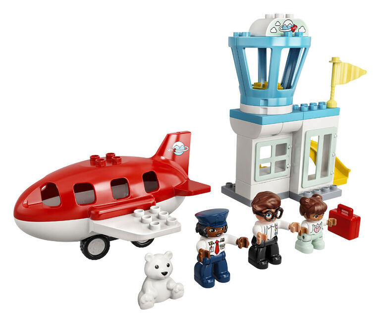 LEGO DUPLO Town L'avion et l'aéroport 10961 (28 pièces)