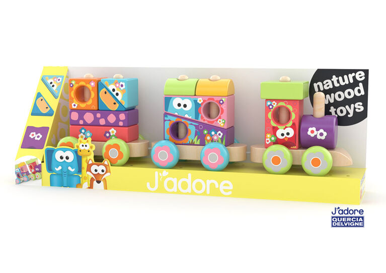 J'Adore Wood Train Color