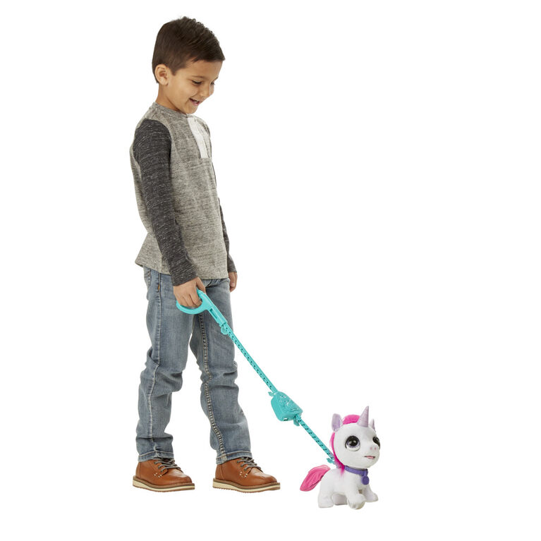 furReal Walkalots Big Wags Unicorn Interactive Pet Toy, Sounds and Motion