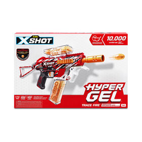 Pistolet Trace Fire X-Shot Hyper Gel (10 000 boulettes Hyper Gel) par ZURU