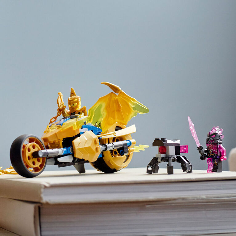 LEGO NINJAGO Jay's Golden Dragon Motorbike 71768 Building Kit (137 Pieces)