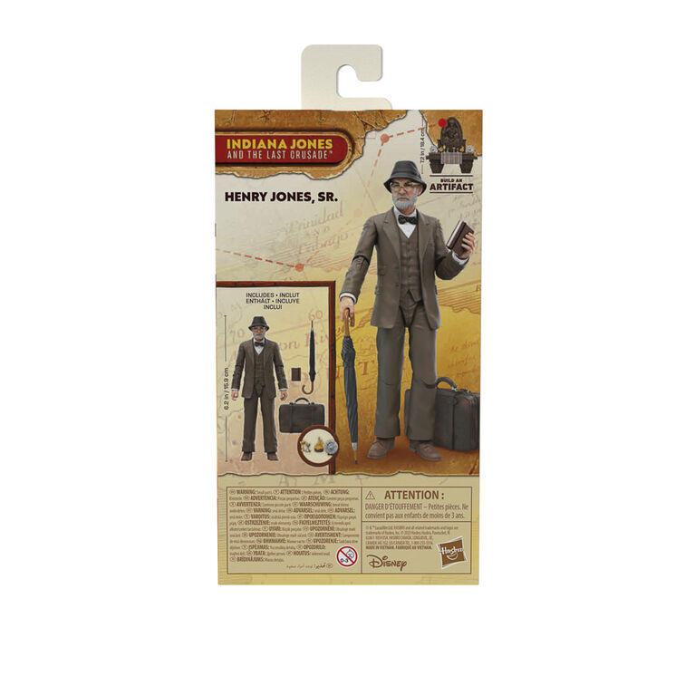 Indiana Jones and the Last Crusade Adventure Series Henry Jones, Sr., 6 Inch Indiana Jones Action Figures