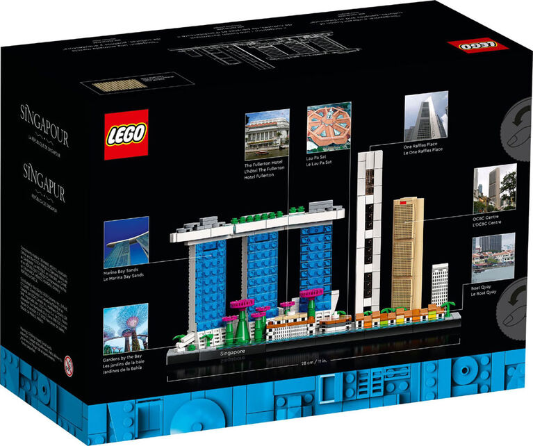 LEGO Architecture Collection Skyline Singapour 21057 Ensemble de construction (827 pièces)