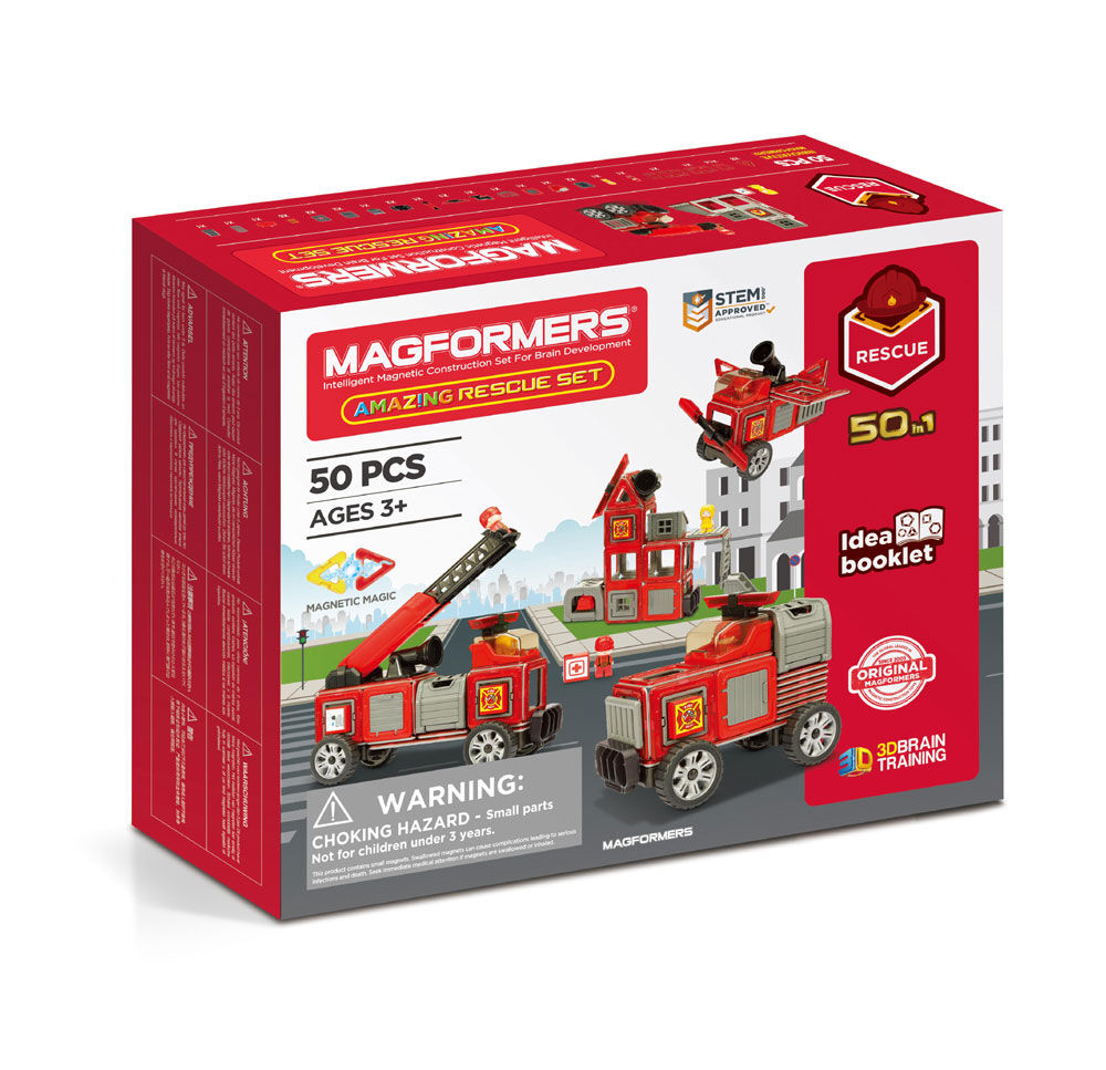 Magformers Amaz ng Rescue 50 Piece Set English Edition