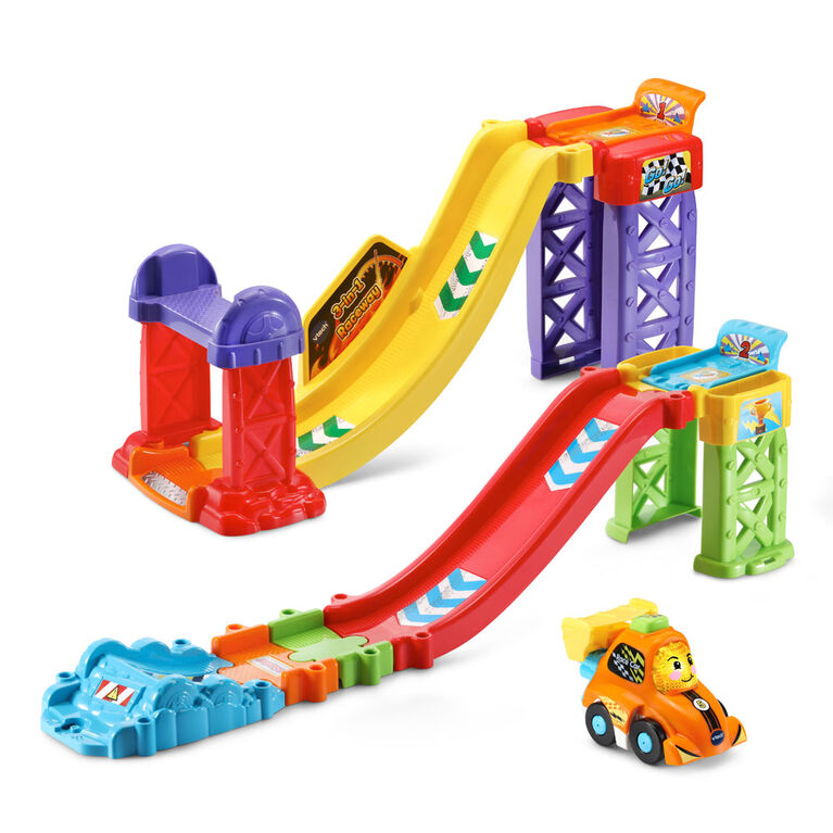 VTech Go! Go! Smart Wheels 3-in-1 Launch & Go Raceway - English Edition