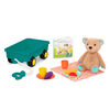 Ours en peluche, livre cartonné et ensemble de pique-nique, Ensemble de jeu Happyhues - Cara-Mellow Bear, B. toys