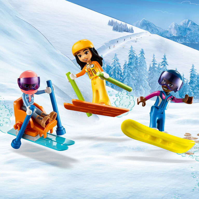 LEGO Friends Holiday Ski Slope and Café 41756 Building Toy Set (980 Pieces)