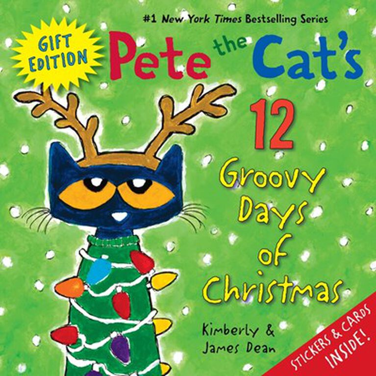 Pete the Cat #39 s 12 Groovy Days of Christmas Gift Edition English