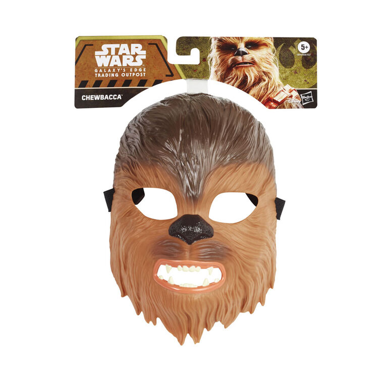 Star Wars Chewbacca Mask for Kids Roleplay and Dress Up, Star Wars Galaxy's Edge - R Exclusive