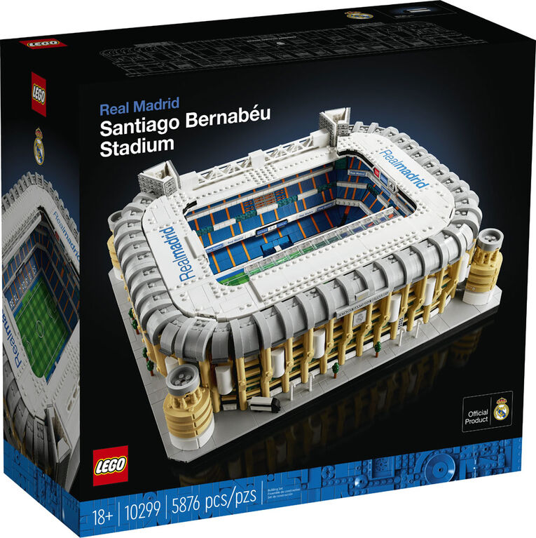 LEGO Real Madrid - Le stade Santiago Bernabéu 10299 Ensemble de construction (5 876 pièces)