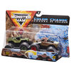 Monster Jam, Official Soldier Fortune Black Ops vs. Zombie Color-Changing Die-Cast Monster Trucks, 1:64 Scale
