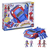 Hasbro Marvel Spidey and His Amazing Friends Web-Crawler Crew, Vehicle and Four Action Figures - R Exclusive