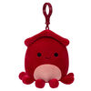 Squishmallows 3.5" Clip On - Altman Red Squid