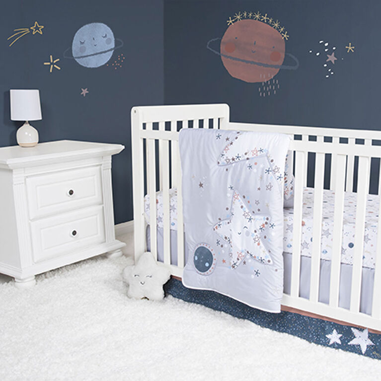 Sammy & Lou 4 Piece Crib Bedding Set - Starlight