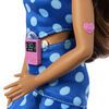 Barbie Fashionistas Doll with Type 1 Diabetes in Polka Dot Outfit