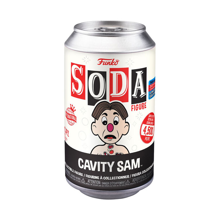 Figurine en Vinyle Cavity Sam par Funko SODA! Operation - Disponible en ligne seulement