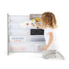 Kids 4 Tier Book Bookshelf, Grey