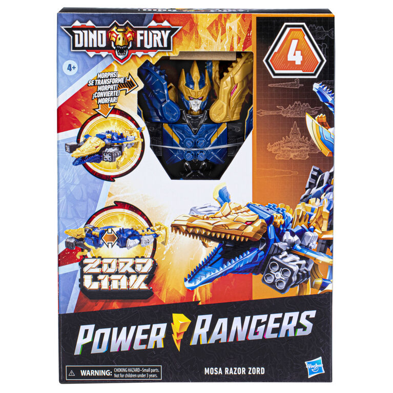 Power Rangers Dino Mosa Razor Zord with Zord Link Mix-and-Match Custom Build System