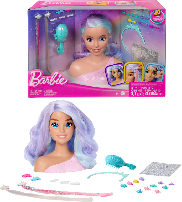 Barbie - tête à coiffer - basic