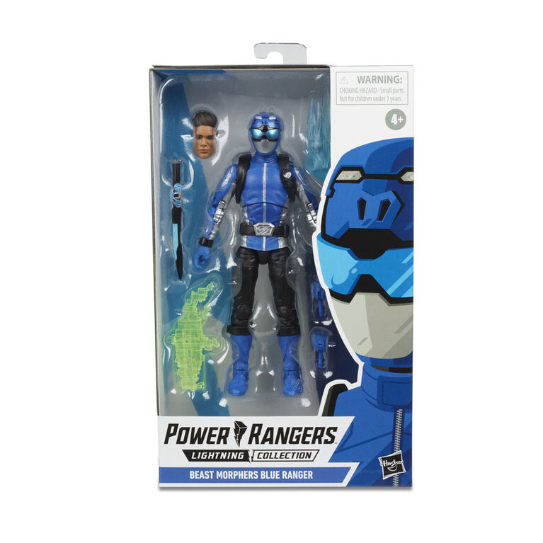 Power Rangers Lightning Collection - Blue Ranger, figurines articulées de collection de 15 cm