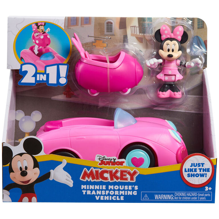 Disney Junior Mickey Mouse Funhouse Transforming Vehicle, Minnie Mouse