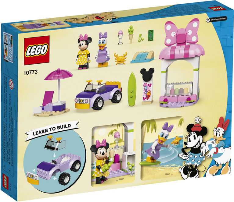 LEGO Mickey and Friends Le kiosque de crème glacée de Minnie Mouse 10773 (100 pièces)