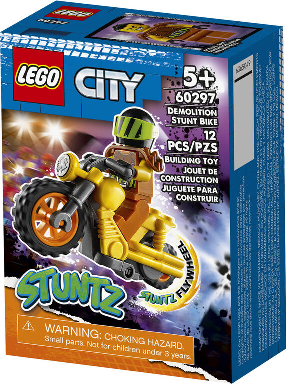 LEGO City Stuntz Demolition Stunt Bike 60297 (12 pieces)