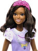 My First Barbie Doll for Preschoolers, "Brooklyn" Brunette Posable Doll with Puppy and Accessories