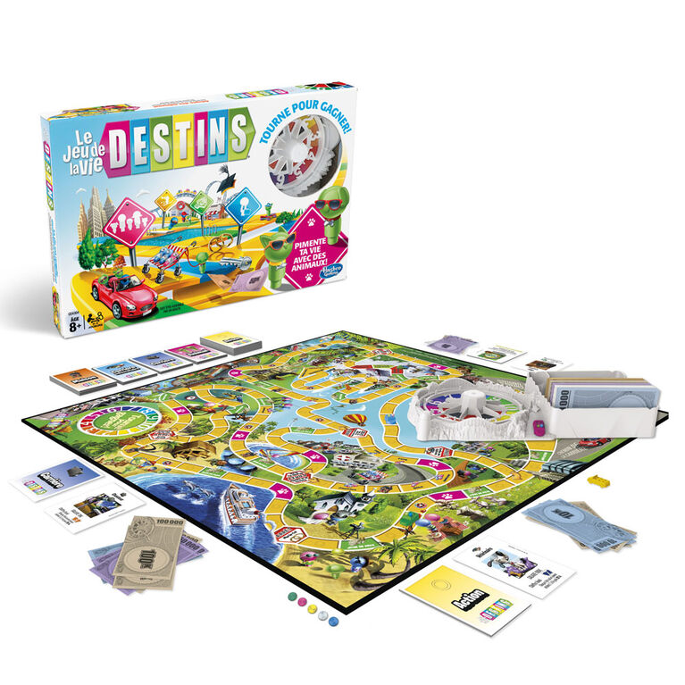Hasbro Gaming The Game of Life game - French Edition