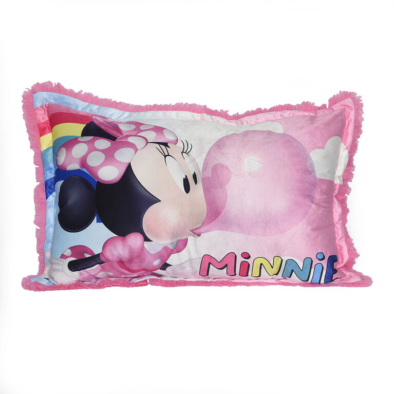 Disney Minnie Mouse Jumbo Funky Fur Pillow