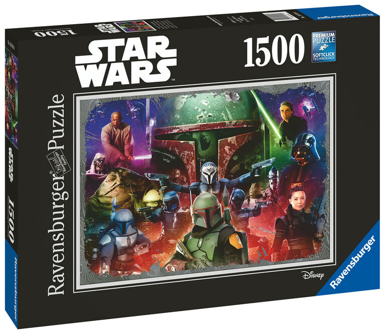 Ravensburger Disney Star Wars Boba Fett Bounty Hunter Puzzle 1500 pièces