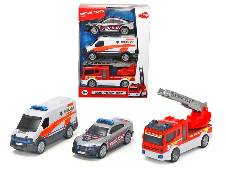 Dickie Toys - SOS Team Set - English Edition