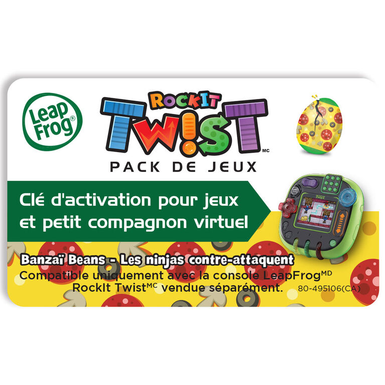 LeapFrog RockIt Twist - Jeu Banzai Beans - Les ninjas contre-attaquent - Édition française