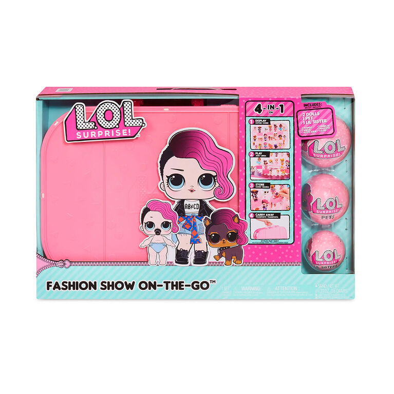 LOL Surprise Fashion Show on the Go Family - Bright Pink - English Edition