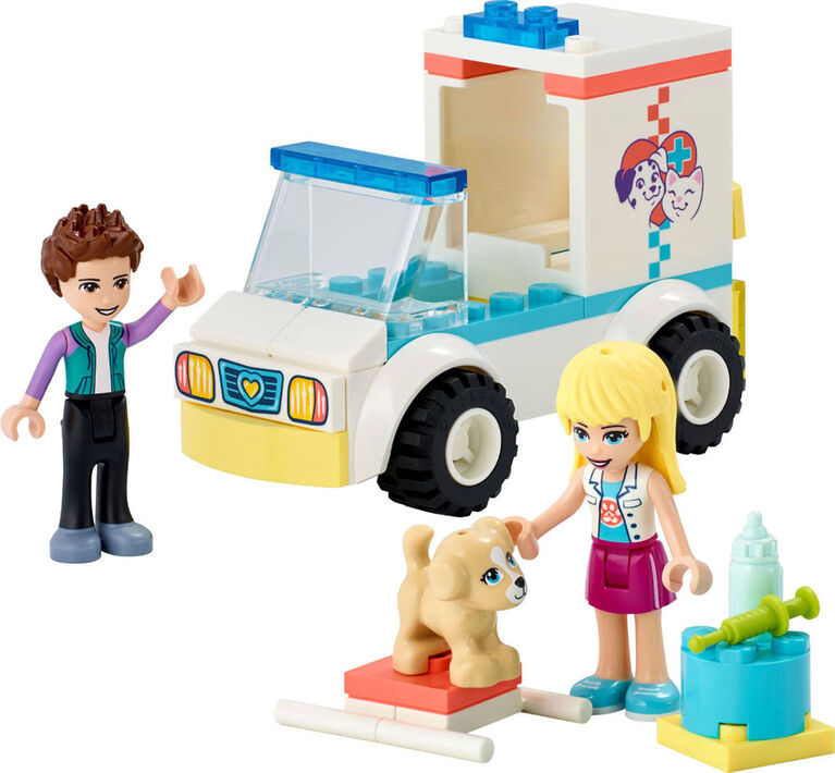 LEGO Friends L'ambulance de la clinique vétérinaire 41694 Ensemble de construction (54 pièces)
