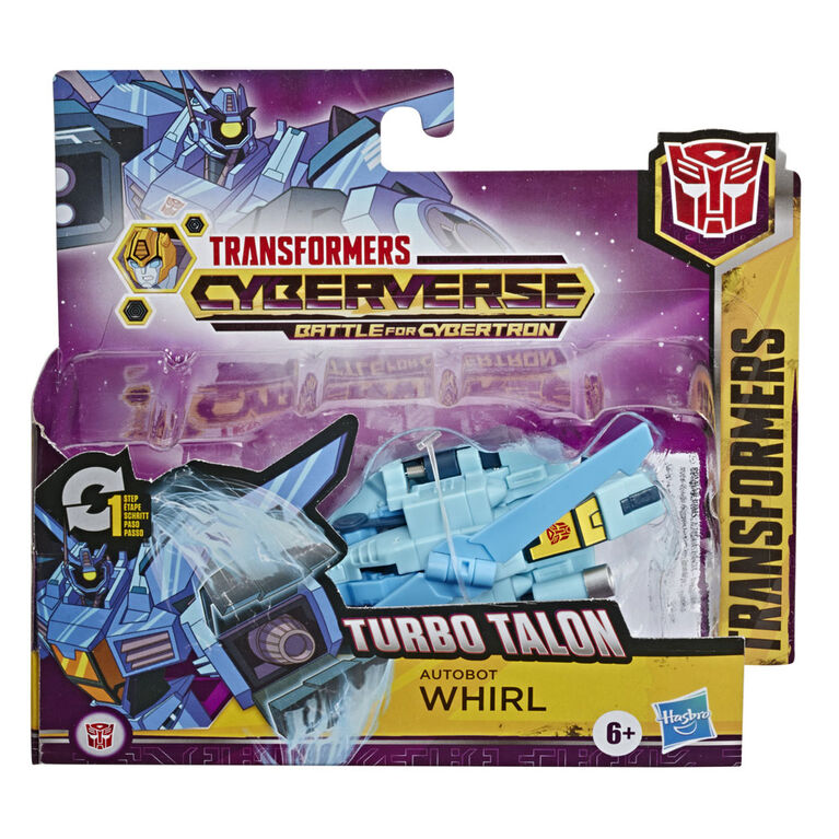 Transformers Cyberverse, figurine Action Attackers Autobot Whirl à conversion 1 étape