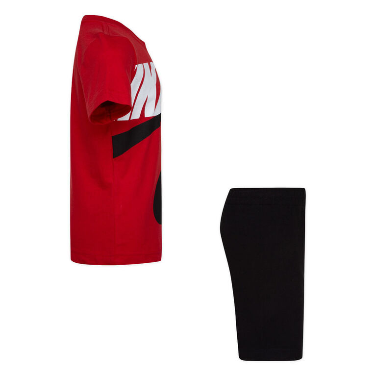 Nike Sportswear French Terry Cargo Shorts Set - Black