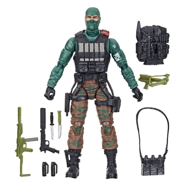 G.I. Joe Classified Series pack r&eacute;tro sur blister, figurine Beach Head