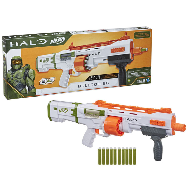 Nerf Halo Bulldog SG Dart Blaster