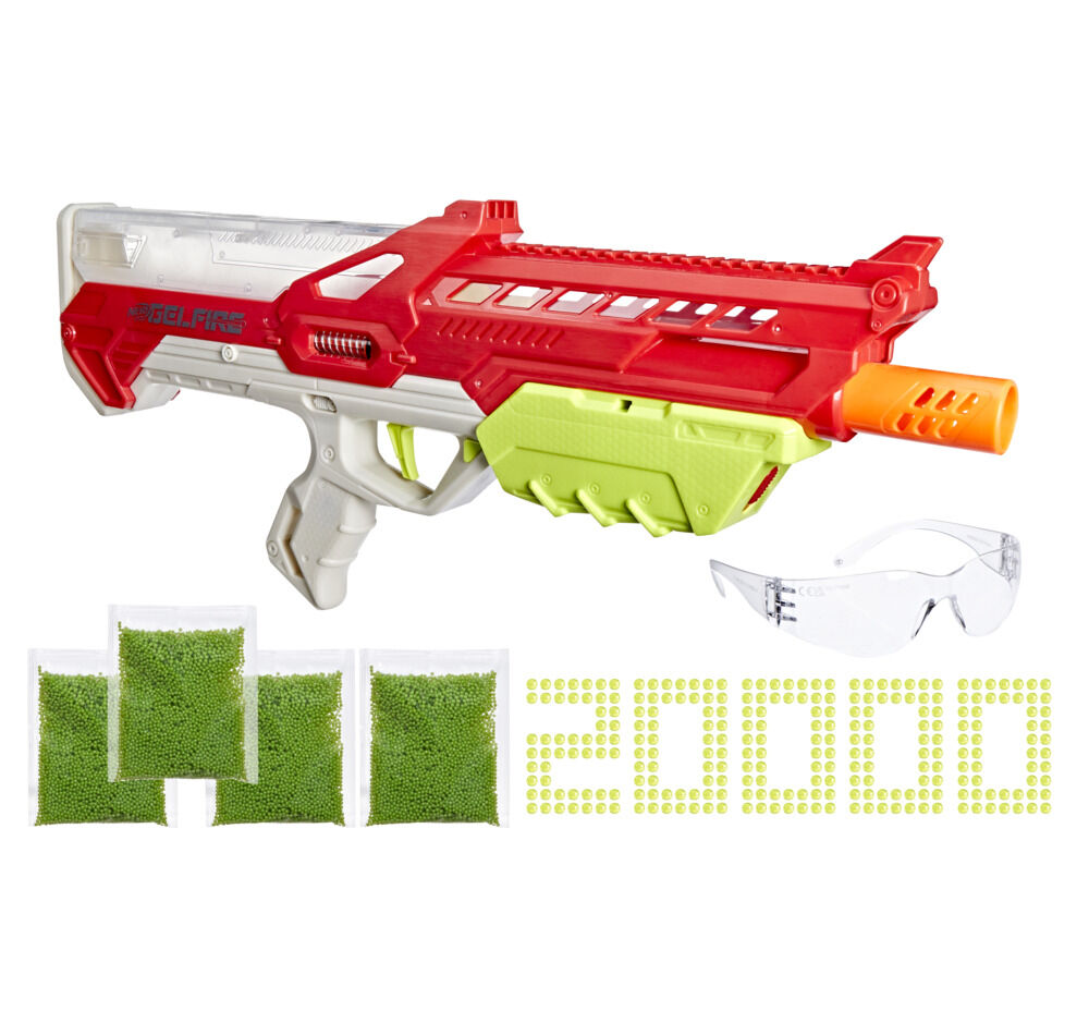 Nerf Pro Gelfire Warp Speed, blaster motorisé et 20 000 billes Gelfire