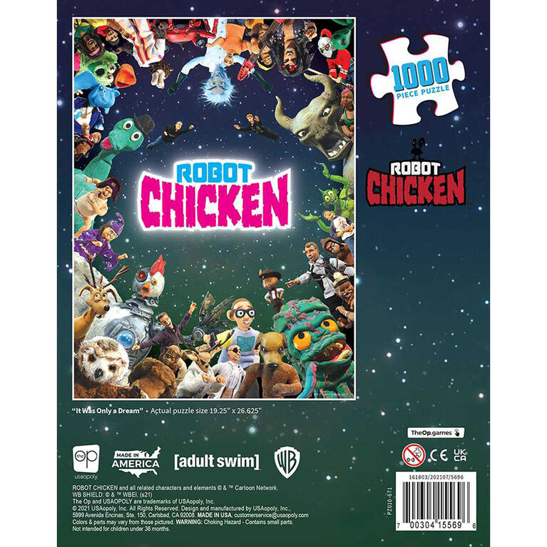 Robot Chicken "It Was Only a Dream" 1000 Piece Puzzle - English Edition