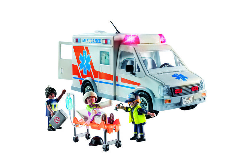 Playmobil - Ambulance avec enfant blessé