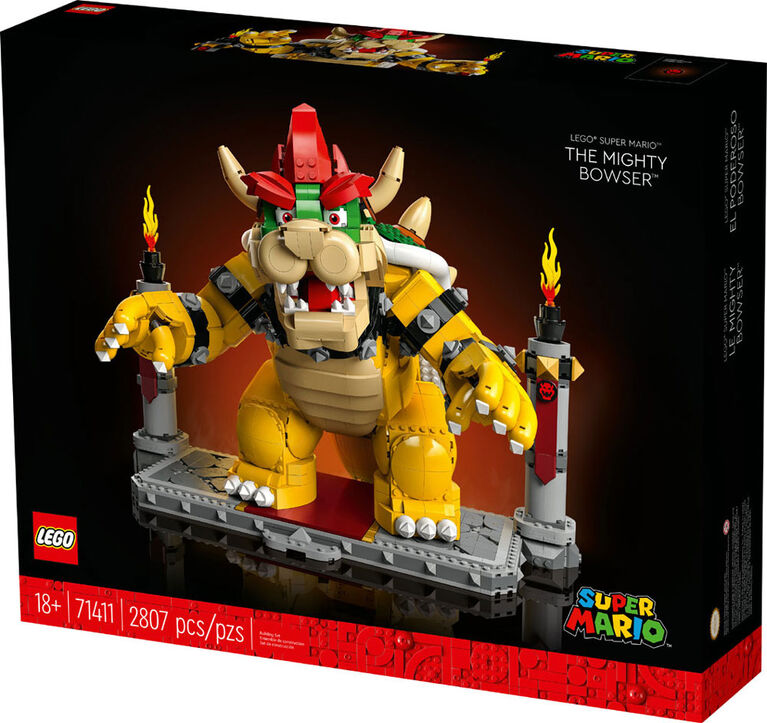 LEGO Super Mario The Mighty Bowser 71411, 3D Model Building Kit
