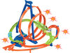 Hot Wheels Track Set with 5 Crash Zones, Motorized Booster and 1 Hot Wheels Car